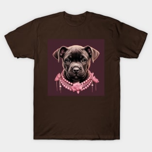 Elegant Staffy T-Shirt